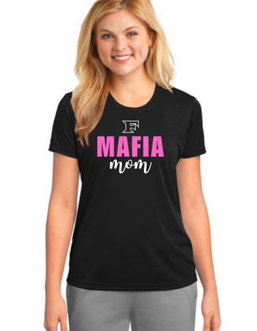 Five Star Mafia Baseball Ladies Performance Tee- Mafia mom