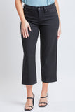 Cropped Wide Leg Black Pant