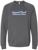 Downtown Tifton  Support Local- Bella Canvas Sweatshirt