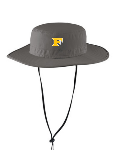 Five Star ----- Embroidered Outdoor Wide-Brim Hat- White or Grey