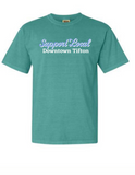 Downtown Tifton Support Local- Comfort Color Short Sleeved Tee