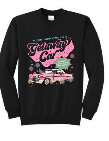 Getaway Car Printed Tee/Sweatshirt