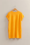 Pixie Tshirt Dress-Tangerine