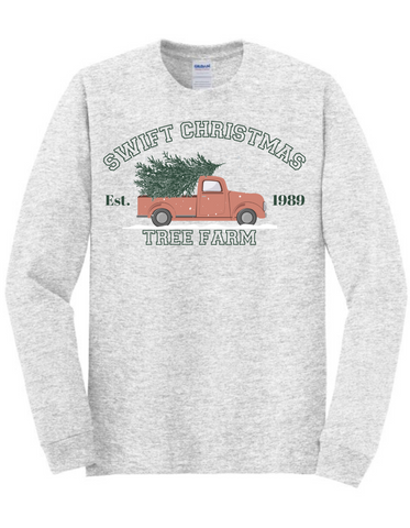 SWift Christmas Tree Farm Printed Tee/Sweatshirt