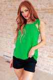 DROP SHIp- A Little Closer Shoulder Tied Tank Top