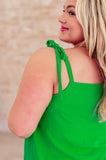 DROP SHIp- A Little Closer Shoulder Tied Tank Top