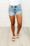 DROP SHIP JUDY BLUE Carly High Rise Rigid Magic Cutoff Shorts