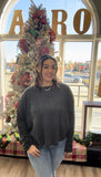 The Curvy Megan Sweater- Black