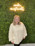 Anastasia Cream Fringe Sweater