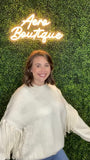 Anastasia Cream Fringe Sweater