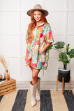 drop ship    Mother Nature's Recipes Collared Dress in Green