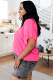 DROP SHIP ITEM   Passionately Pink V Neck Blouse