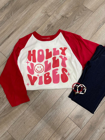 "Holly Jolly Vibes" T-shirt