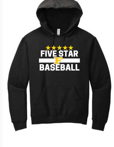Five Star YOUTH Five Star Baseball Hoodie- Jerzees Brand