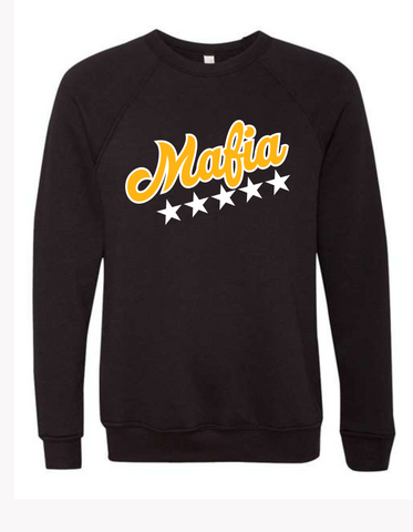 Five Star Adult Mafia Baseball Sweatshirt- Jerzees Brand