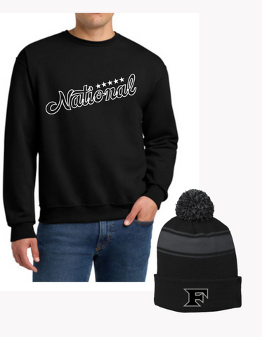 Five Star ***BLACK FRIDAY*** Sweatshirt AND Beanie  BUNDLE - Adult and Youth Sizes