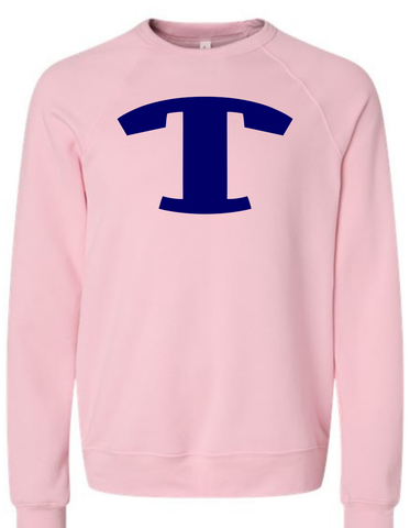 Blue Devils Printed Sweatshirt- Pink