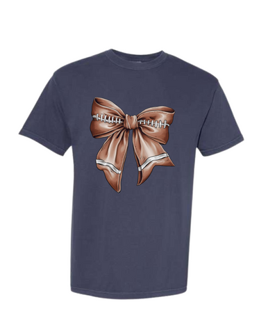 Football Bow Tshirt