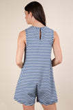 Samantha Striped Romper