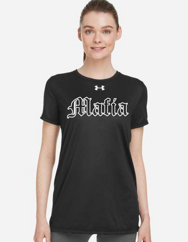 Five Star National Baseball  UNDER ARMOUR LADIES Performance Tee Black