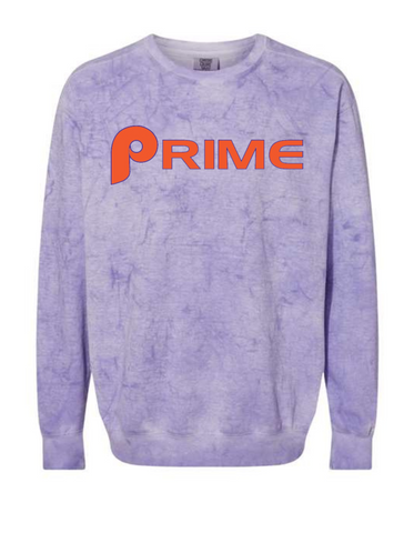 Prime Baseball Comfort Colors - Colorblast  Sweatshirt- Grey or Purple