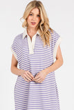 Megan Striped Midi Dress