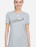 Five Star National Baseball UNDER ARMOUR LADIES Performance Tee Grey