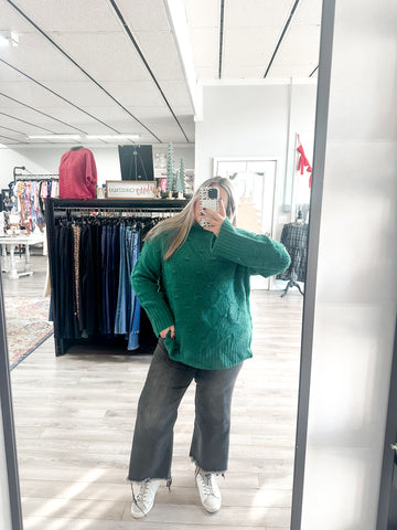Green Maggie Sweater