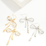 Gold Bow Earrings