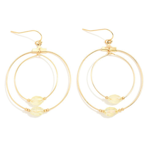 Crystal Hoop Earrings