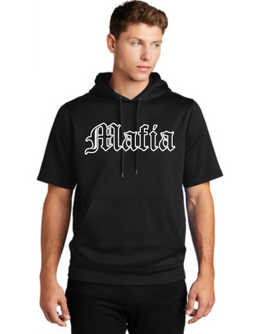 Five Star Baseball  Fleece Short Sleeve Hooded Pullover