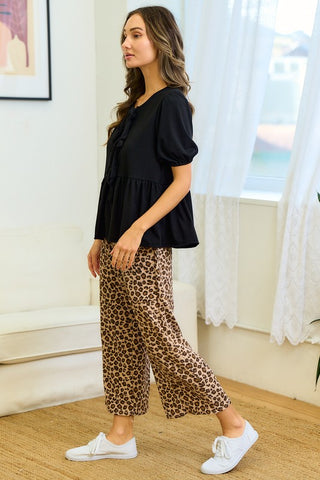Keeping a secret Leopard Pants