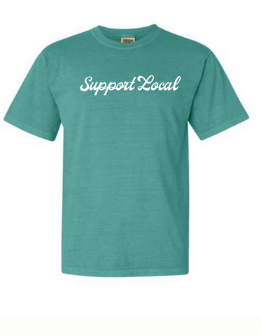 Support Local- Comfort Color Short Sleeved Tee
