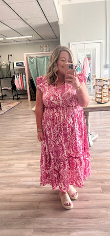 Curvy Penelope Midi Dress