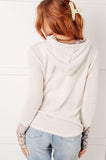 A Tad Chilly Waffle Knit Hoodie - Aero Boutique 