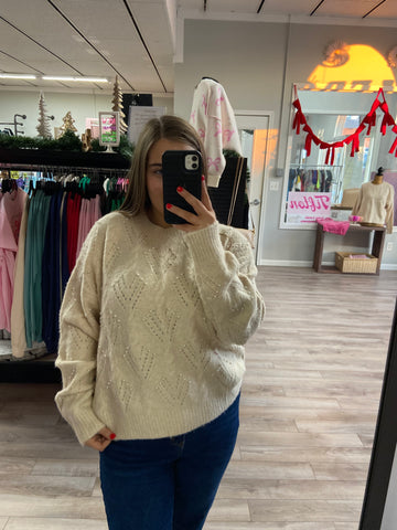 Pearl Cream Sweater