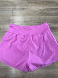 Curvy Girl on the Move Shorts- Bright Mauve