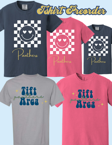 **PREORDER** TIFTAREA PANTHERS Tees-ADULT AND YOUTH
