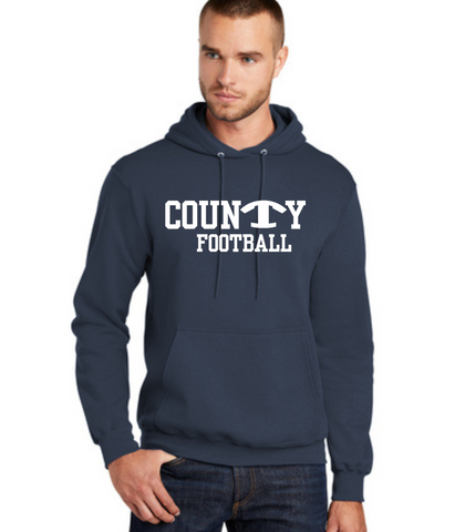 CounTy Football Unisex   Hoodie- Adult and Youth