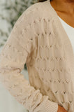 Laugh Airily Cable Knit Cardigan - Aero Boutique 