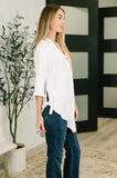 Like You Do Dual Toned Button Down - Aero Boutique 