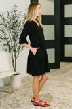 Lizzy Sunday Dress in Black - Aero Boutique 