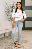 Normal Volume Striped Sweater - Aero Boutique 