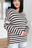 Self Assured Striped Sweater - Aero Boutique 