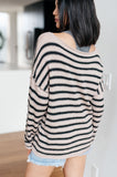 Self Assured Striped Sweater - Aero Boutique 