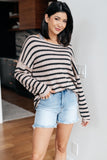 Self Assured Striped Sweater - Aero Boutique 