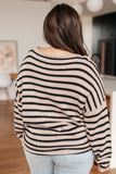 Self Assured Striped Sweater - Aero Boutique 