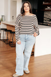 Self Assured Striped Sweater - Aero Boutique 