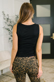 Start of Everything Round Neck Tank in Black