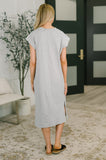 Sweet Like That Casual Dress in Heather Grey